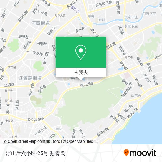 浮山后六小区-25号楼地图