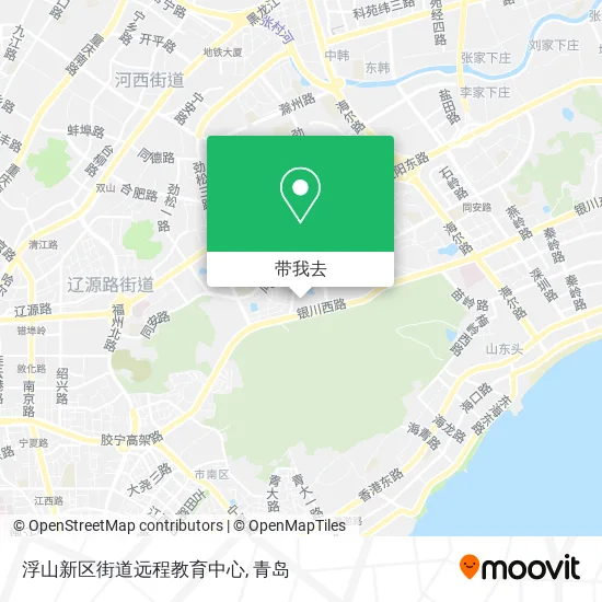浮山新区街道远程教育中心地图