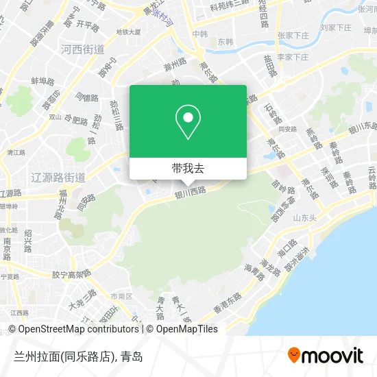 兰州拉面(同乐路店)地图