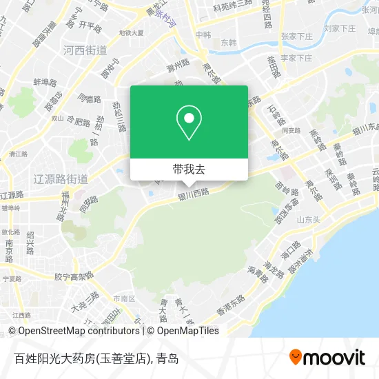 百姓阳光大药房(玉善堂店)地图