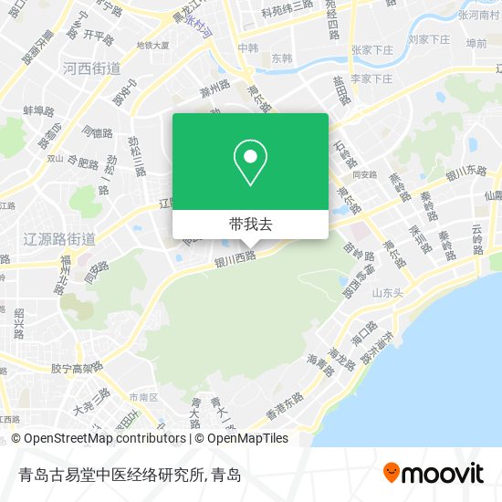 青岛古易堂中医经络研究所地图