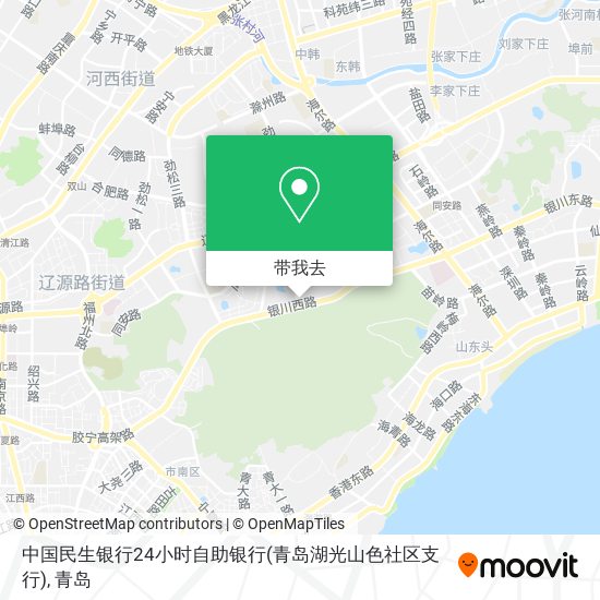 中国民生银行24小时自助银行(青岛湖光山色社区支行)地图