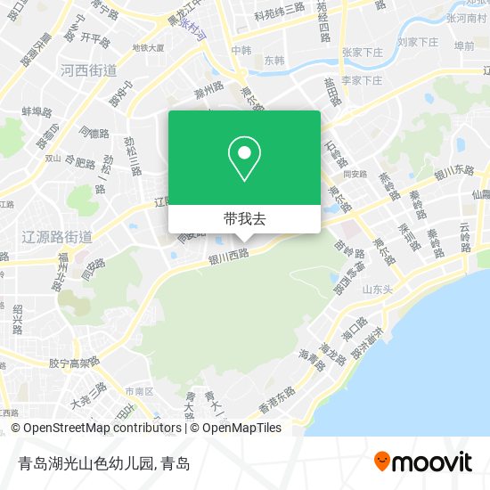 青岛湖光山色幼儿园地图