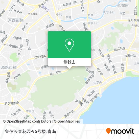鲁信长春花园-96号楼地图