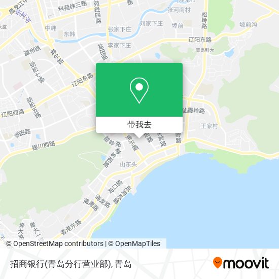 招商银行(青岛分行营业部)地图