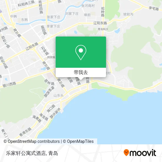 乐家轩公寓式酒店地图
