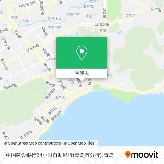 中国建设银行24小时自助银行(青岛市分行)地图