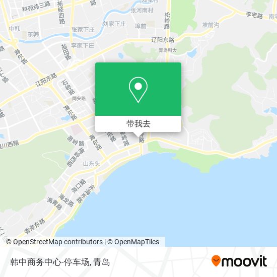 韩中商务中心-停车场地图