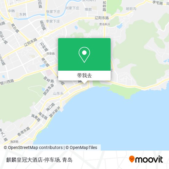 麒麟皇冠大酒店-停车场地图
