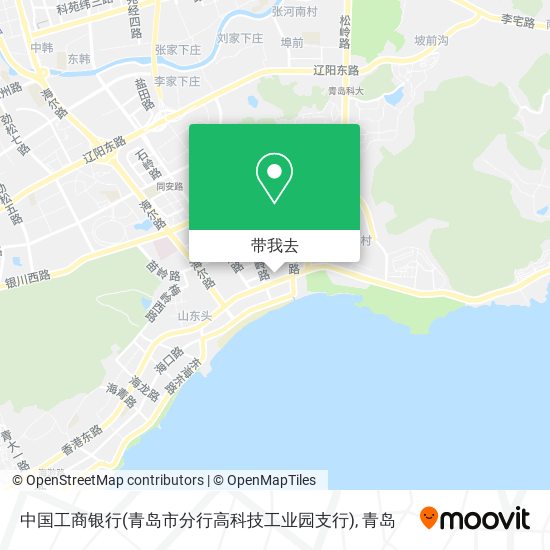 中国工商银行(青岛市分行高科技工业园支行)地图
