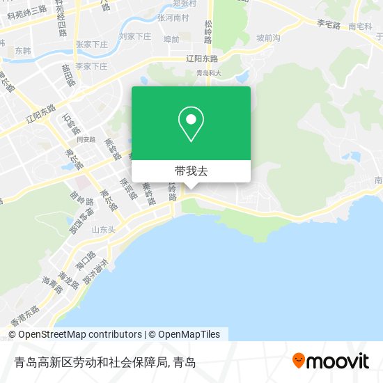 青岛高新区劳动和社会保障局地图