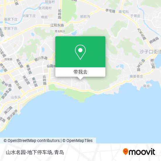 山水名园-地下停车场地图