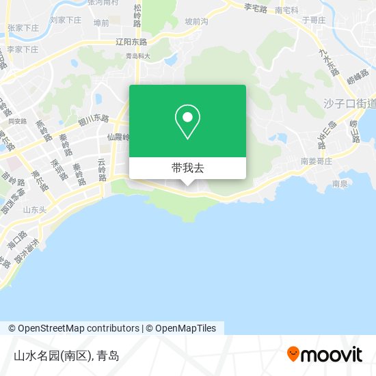 山水名园(南区)地图
