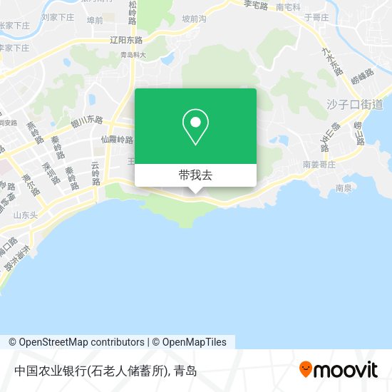 中国农业银行(石老人储蓄所)地图
