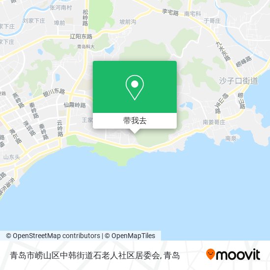 青岛市崂山区中韩街道石老人社区居委会地图