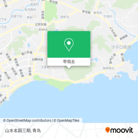 山水名园三期地图