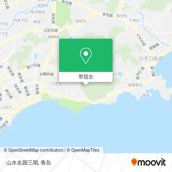 山水名园三期地图
