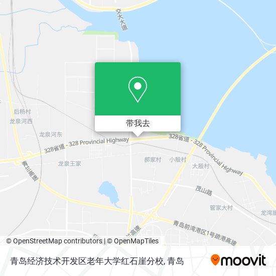 青岛经济技术开发区老年大学红石崖分校地图