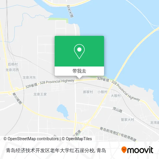 青岛经济技术开发区老年大学红石崖分校地图