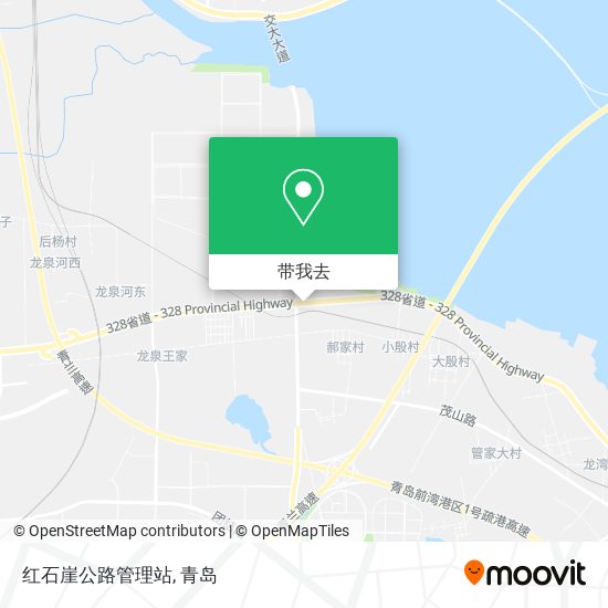 红石崖公路管理站地图