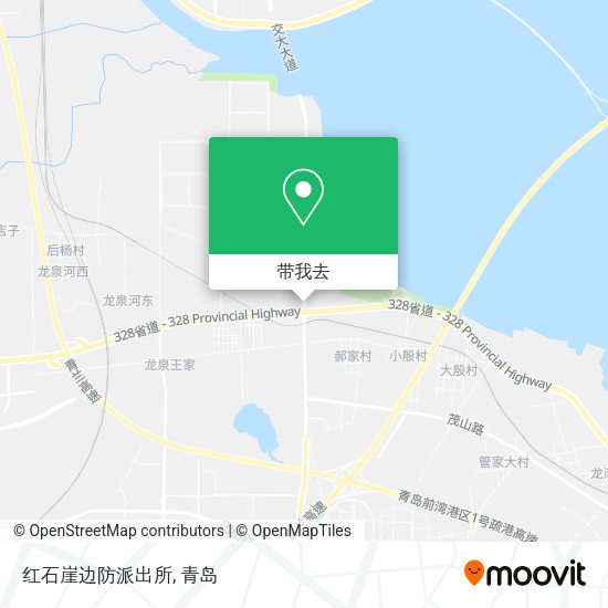 红石崖边防派出所地图