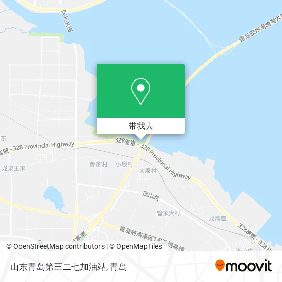 山东青岛第三二七加油站地图