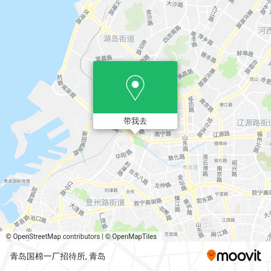 青岛国棉一厂招待所地图