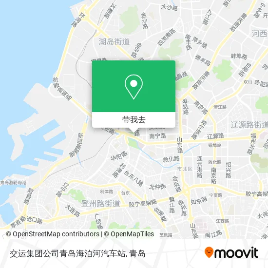 交运集团公司青岛海泊河汽车站地图