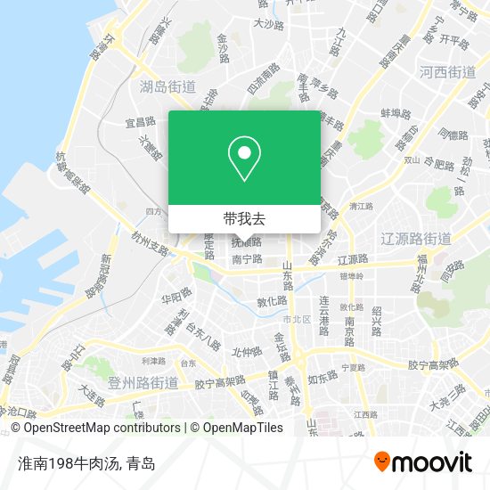 淮南198牛肉汤地图