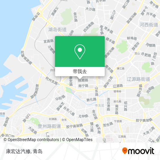 康宏达汽修地图