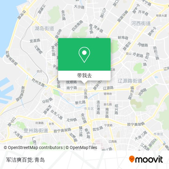 军洁爽百货地图