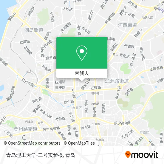 青岛理工大学-二号实验楼地图