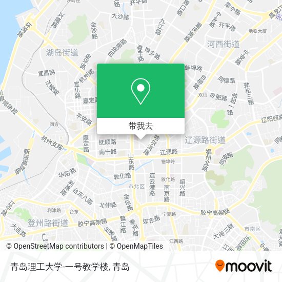 青岛理工大学-一号教学楼地图