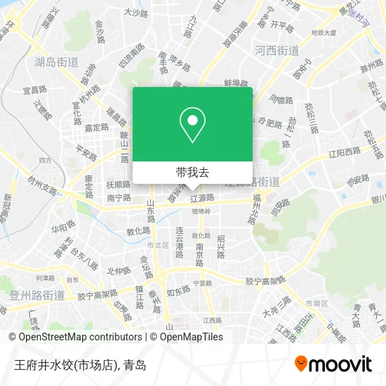 王府井水饺(市场店)地图