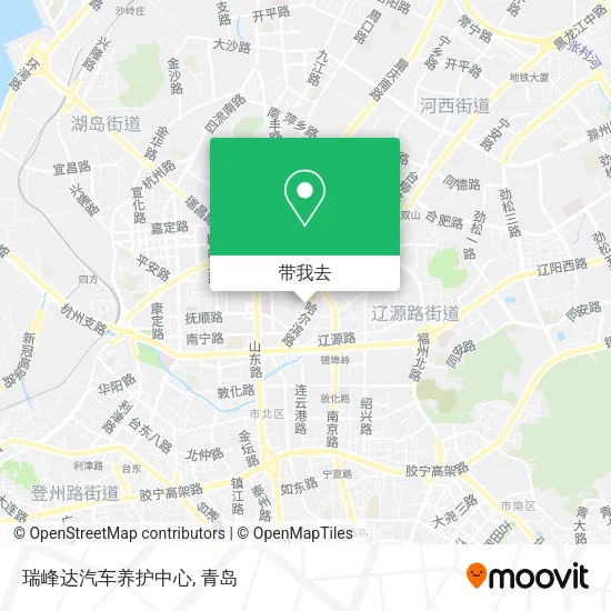 瑞峰达汽车养护中心地图