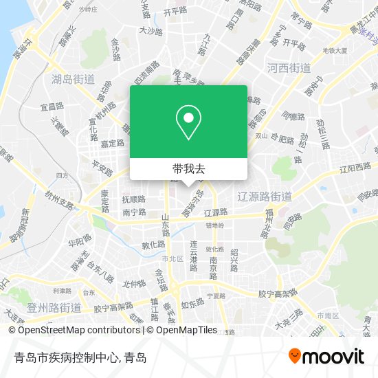 青岛市疾病控制中心地图
