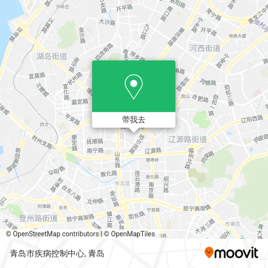 青岛市疾病控制中心地图