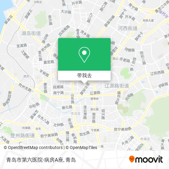 青岛市第六医院-病房A座地图