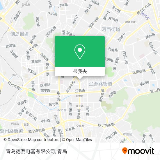 青岛德赛电器有限公司地图