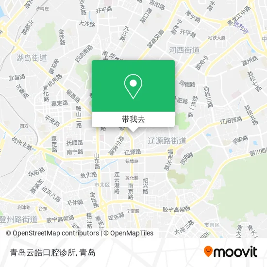 青岛云皓口腔诊所地图