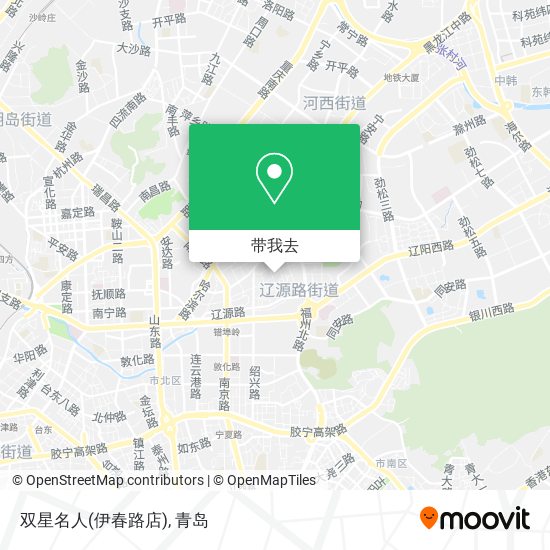 双星名人(伊春路店)地图