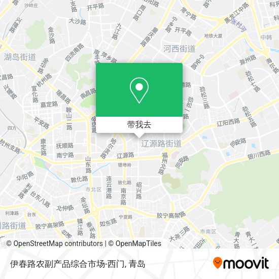 伊春路农副产品综合市场-西门地图