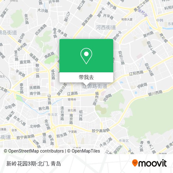 新岭花园3期-北门地图