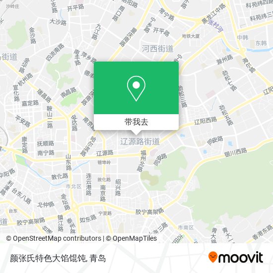 颜张氏特色大馅馄饨地图