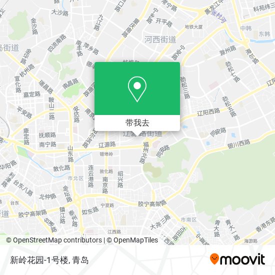 新岭花园-1号楼地图