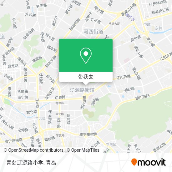 青岛辽源路小学地图
