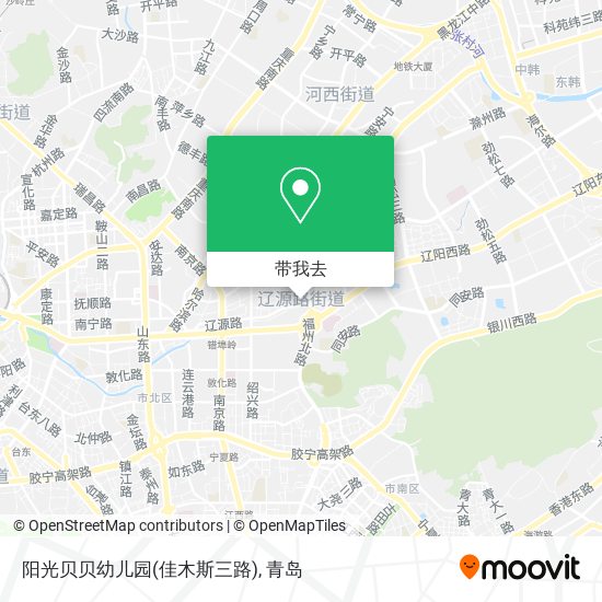 阳光贝贝幼儿园(佳木斯三路)地图