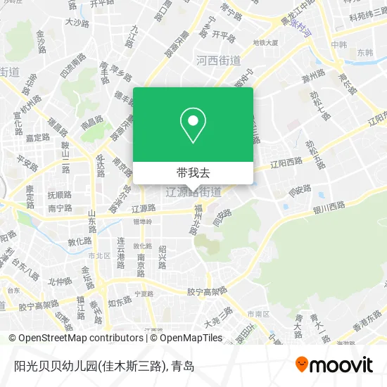 阳光贝贝幼儿园(佳木斯三路)地图