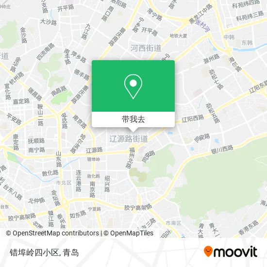 错埠岭四小区地图