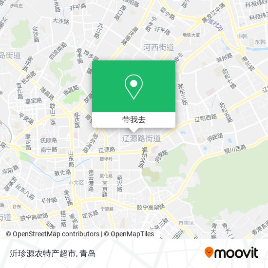 沂珍源农特产超市地图